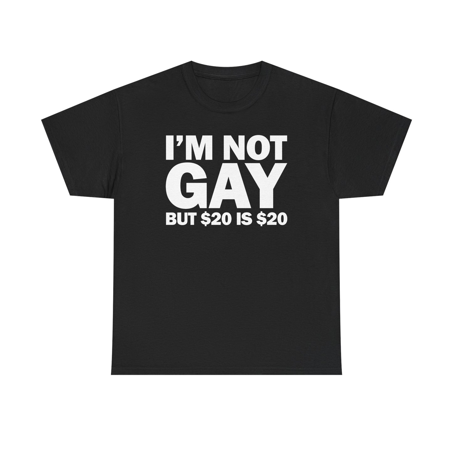 I'm Not Gay But 20$ Is 20$ T-Shirt